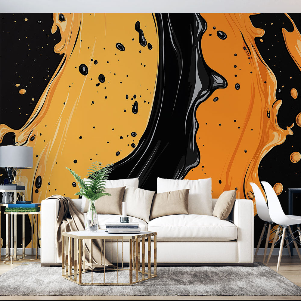 Abstract Geometric Wallpaper — made-to-measure wall murals by Muralora