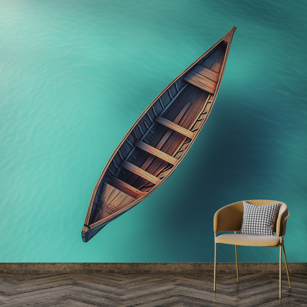 Blue Wallpaper — made-to-measure wall murals by Muralora