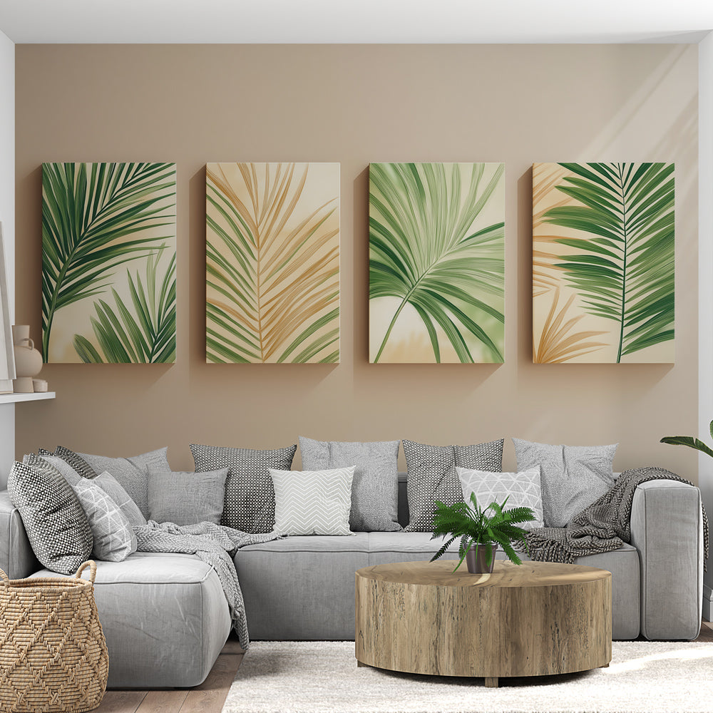 Green Wallpaper — made-to-measure wall murals by Muralora