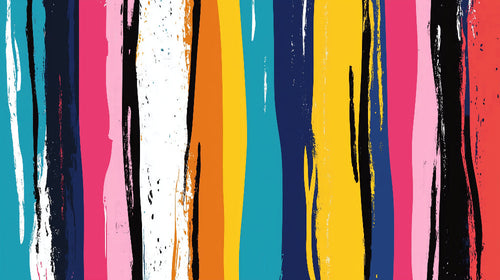 Abstract brushstroke wallpaper design file showing vibrant color stripes pattern