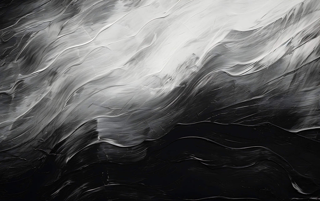 Black and white brushstroke design file showing full abstract pattern
