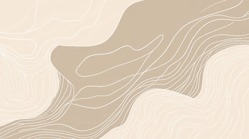 Abstract flowing lines wallpaper design file showing detailed beige pattern and organic curves