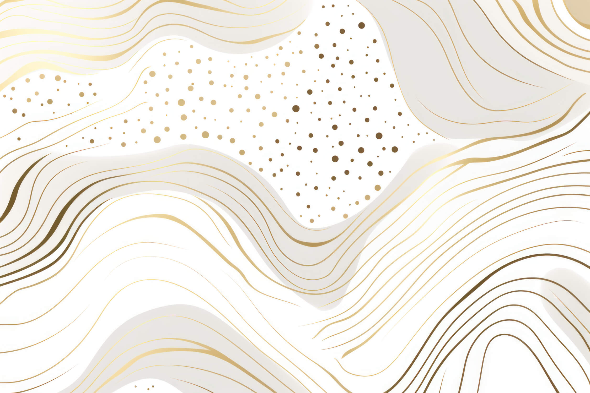 Design file showing detailed gold wave and dot pattern on white background