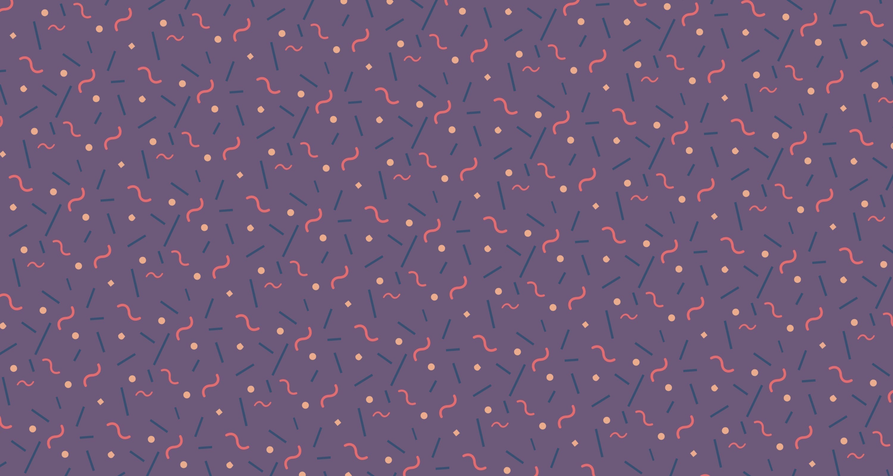 Abstract geometric pattern design file showing scattered shapes on purple background