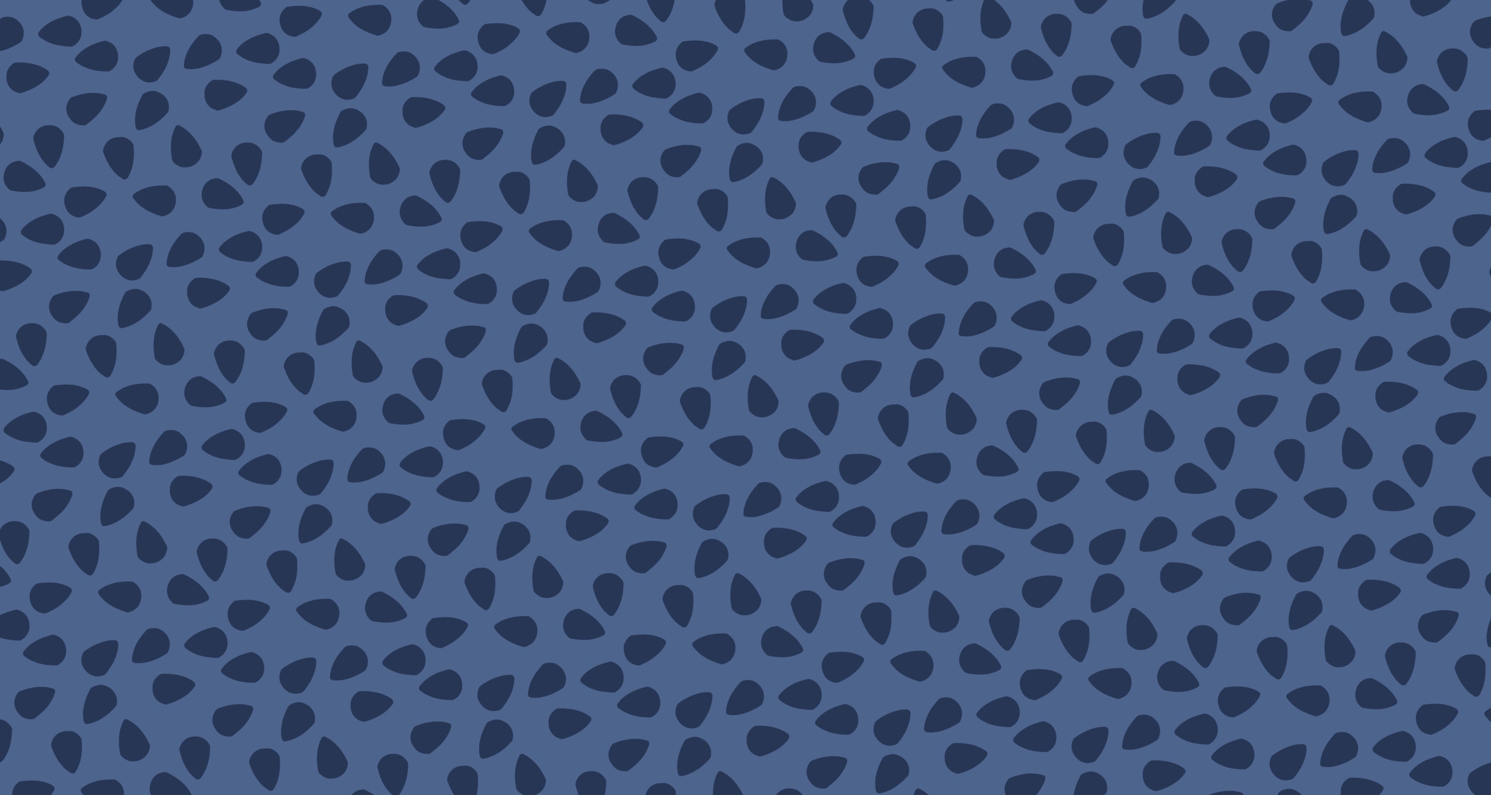 Abstract organic pattern design file showing navy blue teardrop motifs and flowing shapes