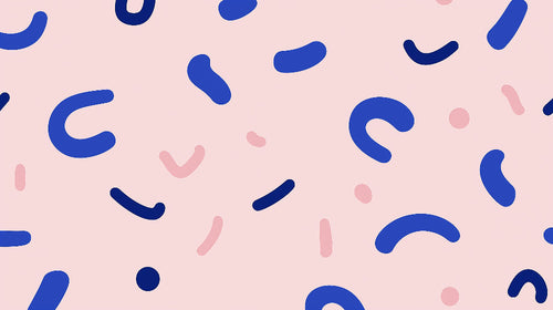 Pink and blue abstract pattern design file showing fluid shapes and modern geometric composition