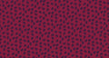 Modern red abstract wallpaper creating a bold statement wall in a minimalist living room setting
