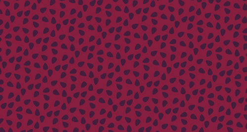 Modern red abstract wallpaper creating a bold statement wall in a minimalist living room setting