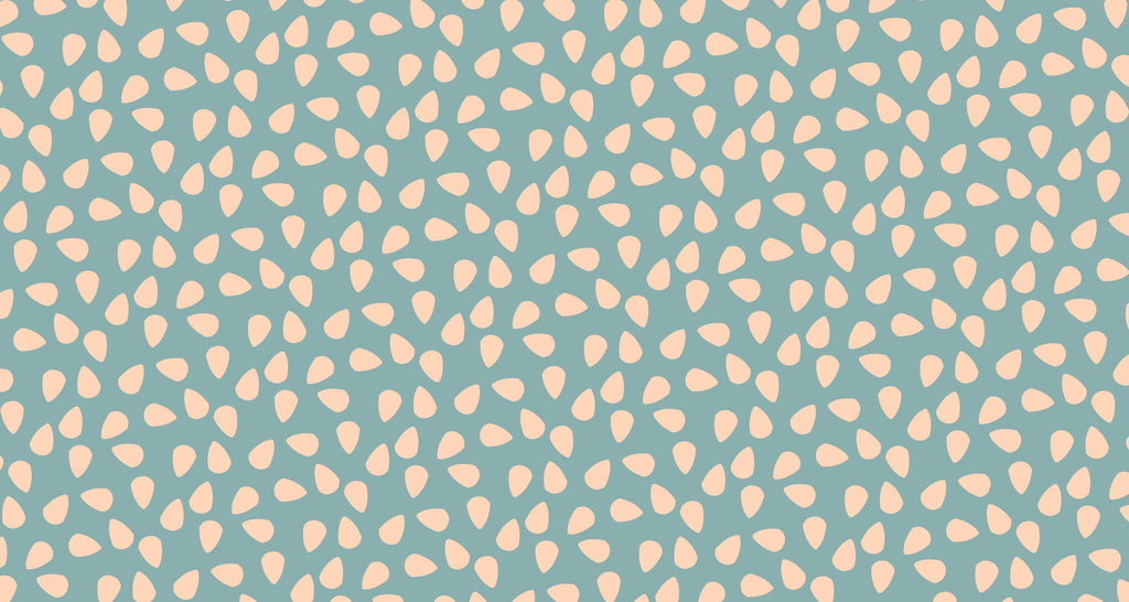 Organic droplet pattern design file showing peaceful pastel color arrangement