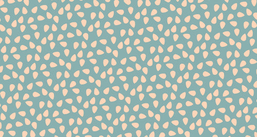Organic droplet pattern design file showing peaceful pastel color arrangement
