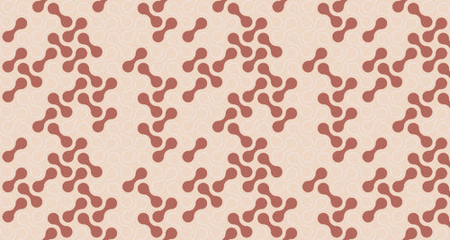 Organic terracotta pattern design file showing fluid shapes and natural movement