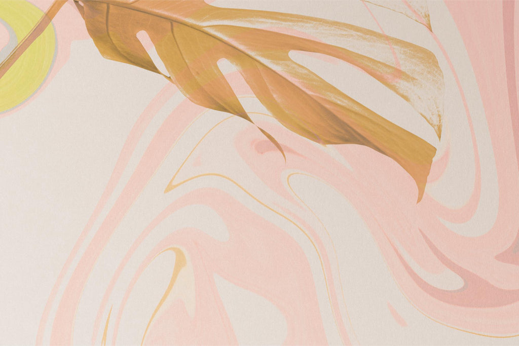 Pink and gold marble design file showing intricate pattern details and flowing forms