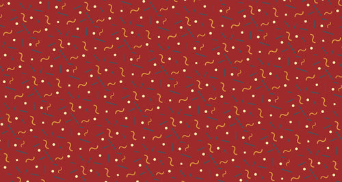 Abstract red geometric pattern design file showing intricate details and rich color combinations