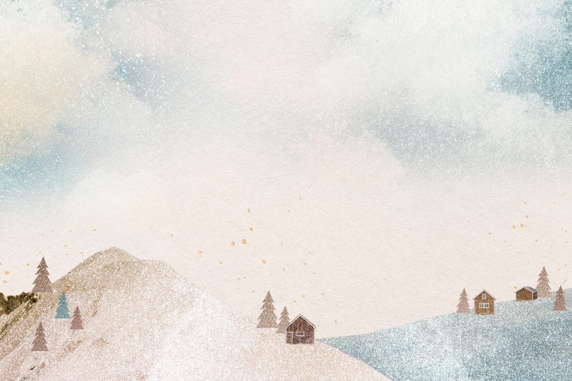 Abstract pastel landscape design file showing detailed pattern and texture