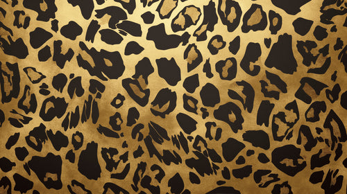 Gold Leopard Pattern design file showing detailed spots and metallic finish