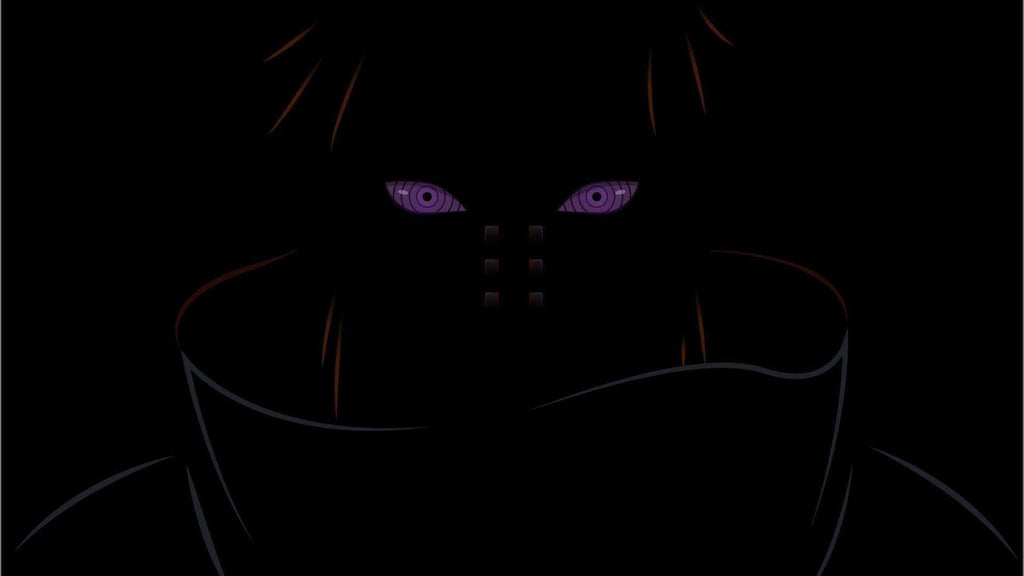 Design file showing detailed purple anime eyes pattern on black background