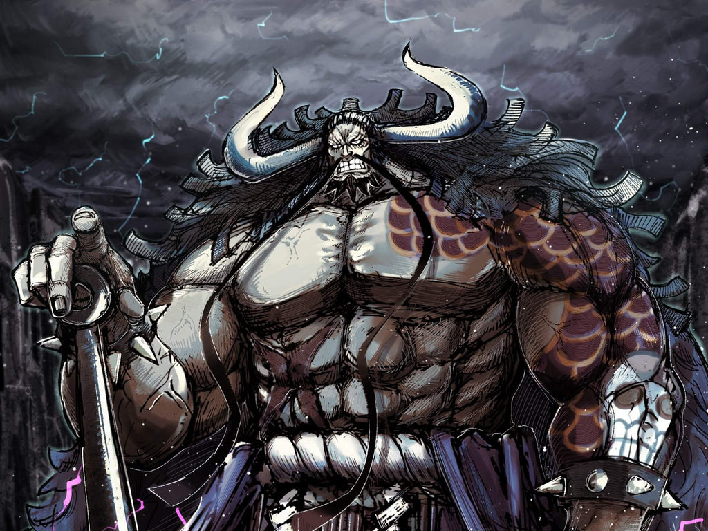Dark Fantasy Warrior design file showing detailed anime art pattern and lightning effects
