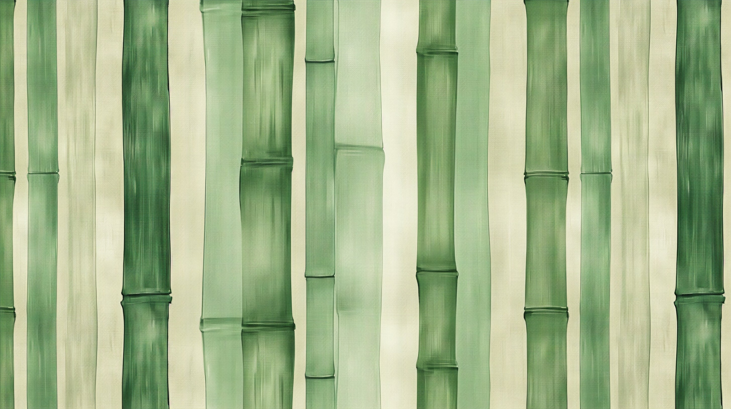 Bamboo forest wallpaper creating a zen atmosphere in a modern living room with natural light