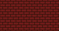 Red brick wallpaper mural showcased in a modern living room with gray sofa and minimal decor