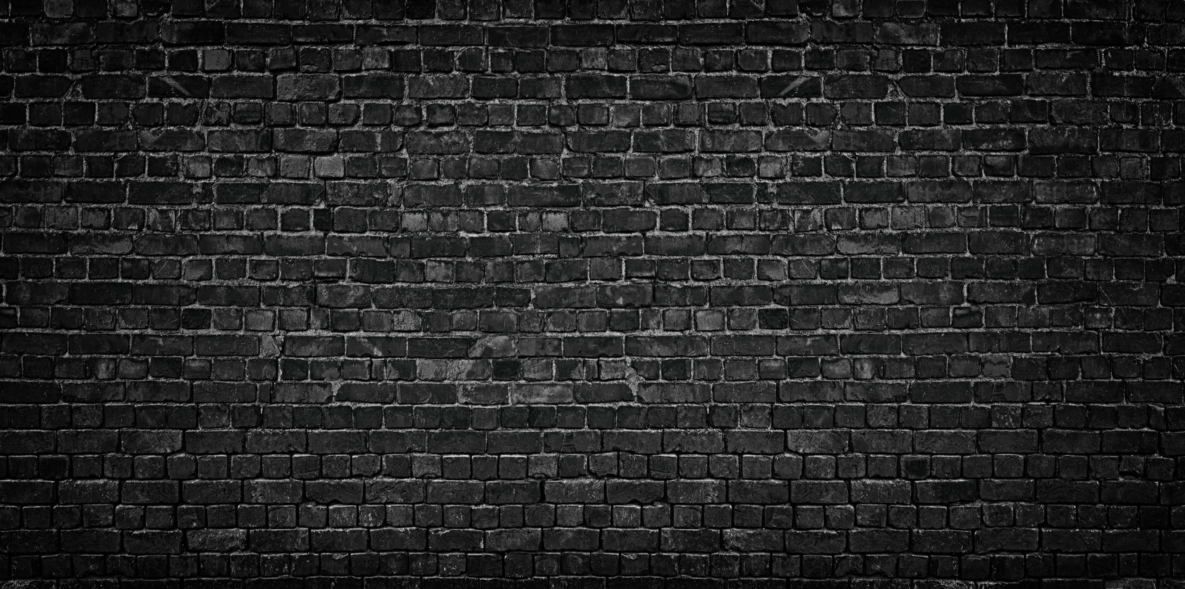 Black brick wallpaper design file showing detailed 3D texture pattern