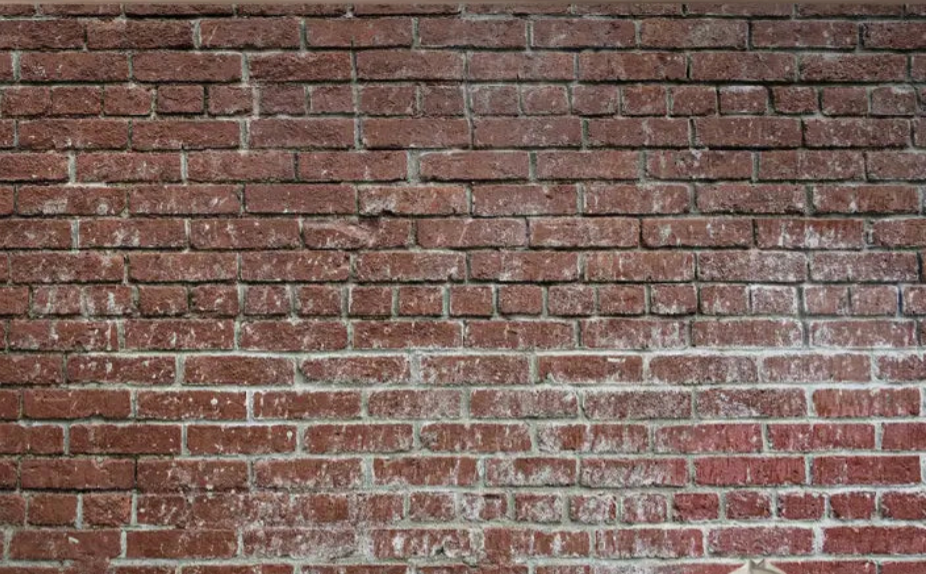 Design file of distressed red brick wall pattern with authentic weathered texture