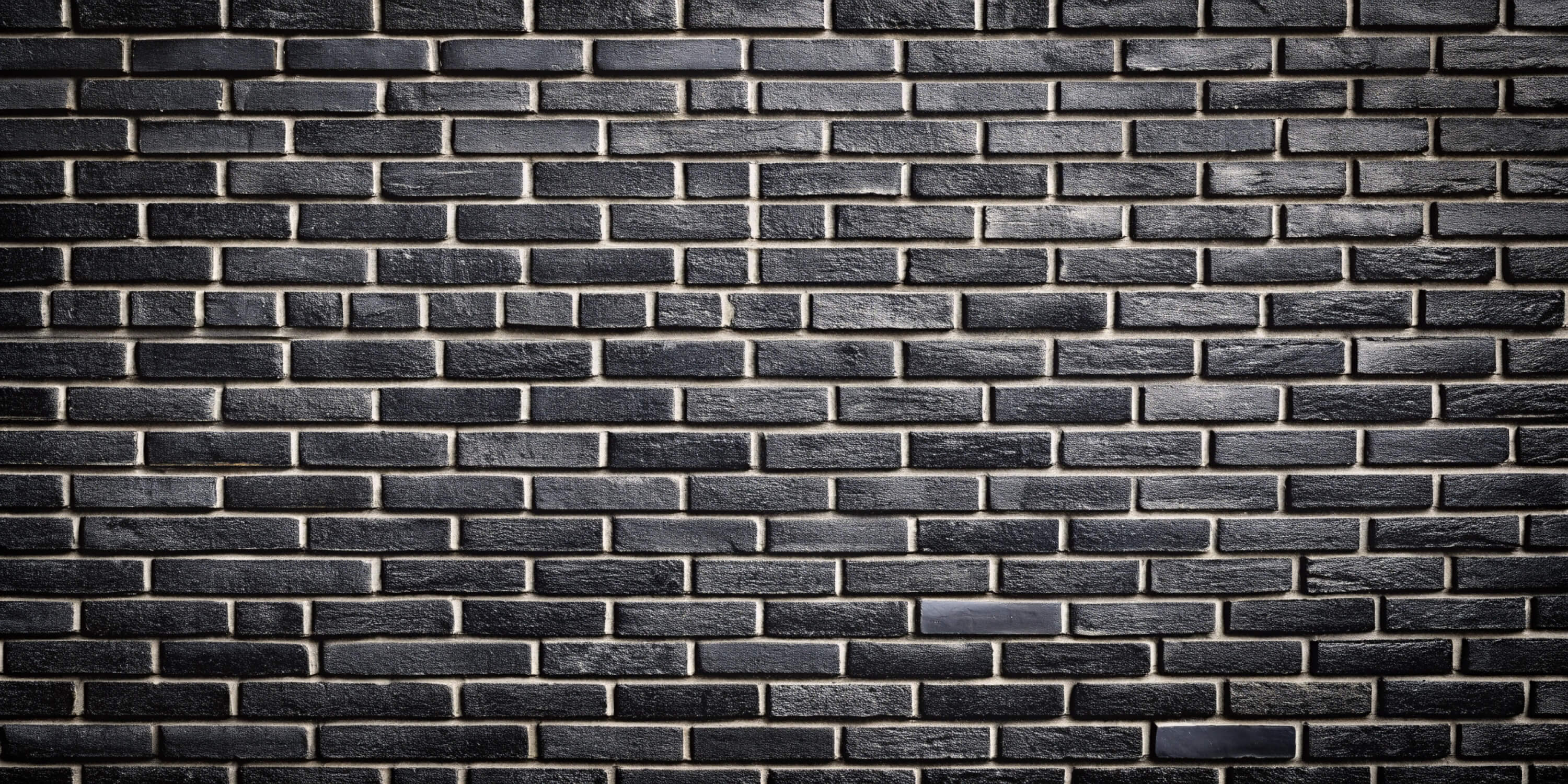 Design file of black brick wallpaper pattern showing detailed texture and grout lines
