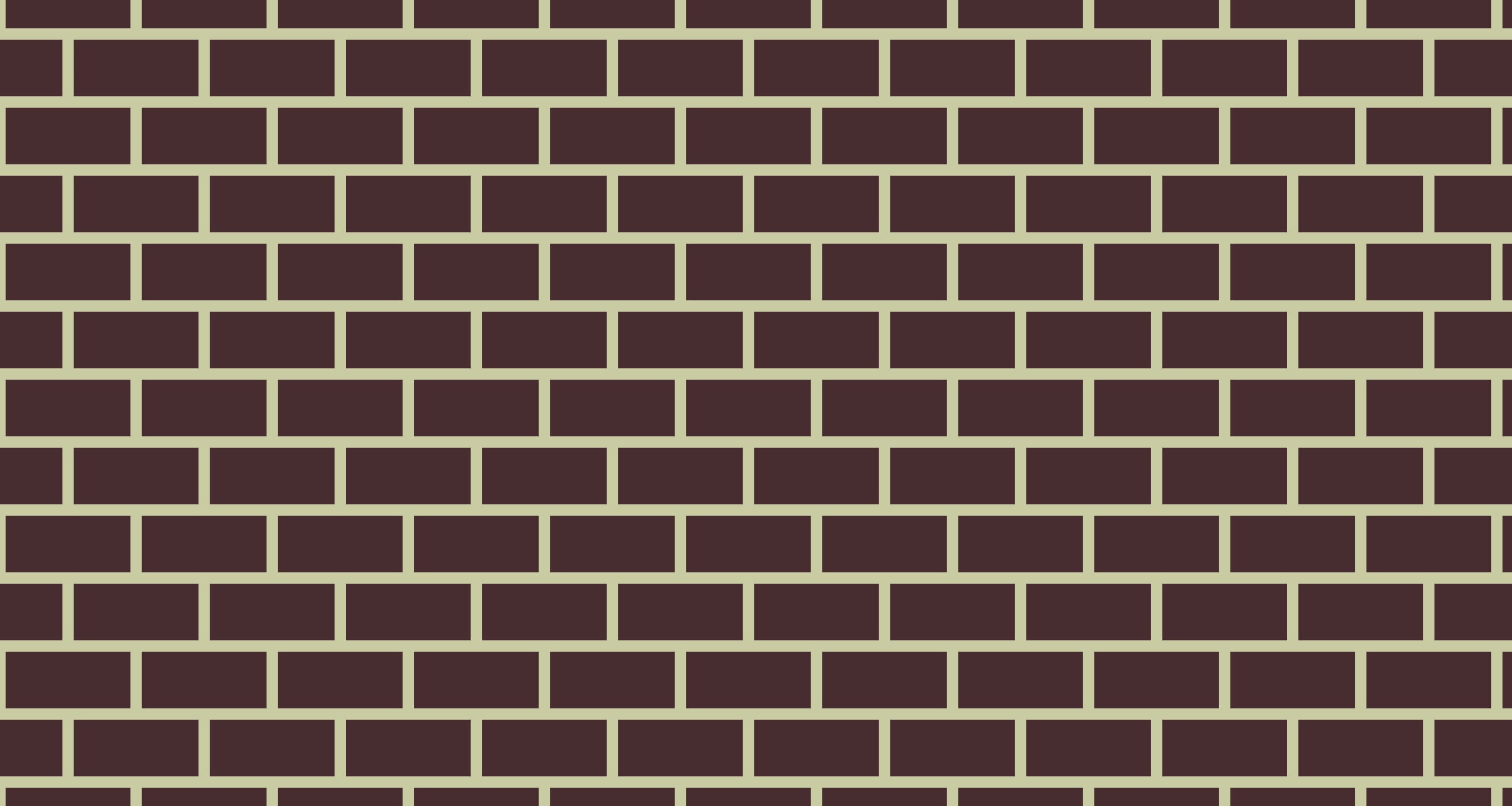 Brown brick wall mural design file showing detailed texture and beige mortar lines pattern