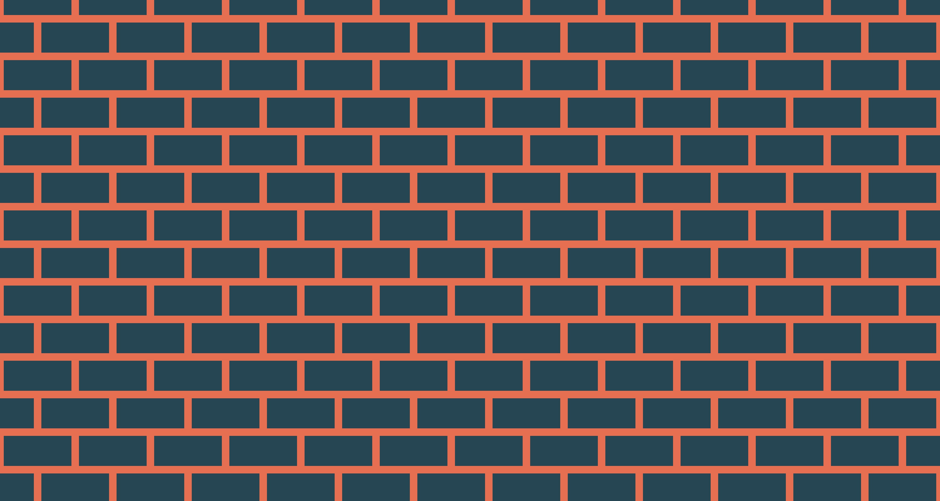 Navy and terracotta brick pattern design file showing geometric detail and color contrast
