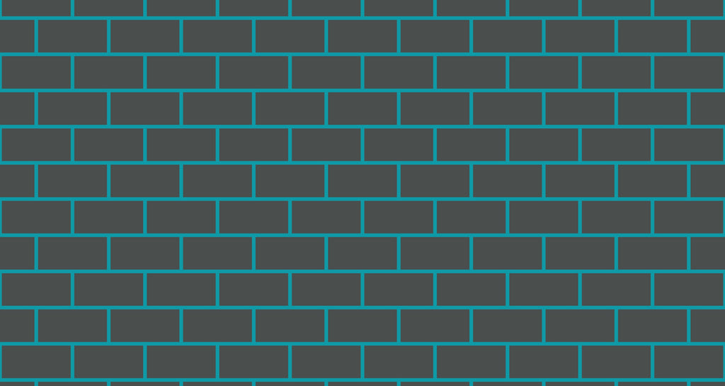 Turquoise geometric brick wall design file showing seamless pattern and texture detail