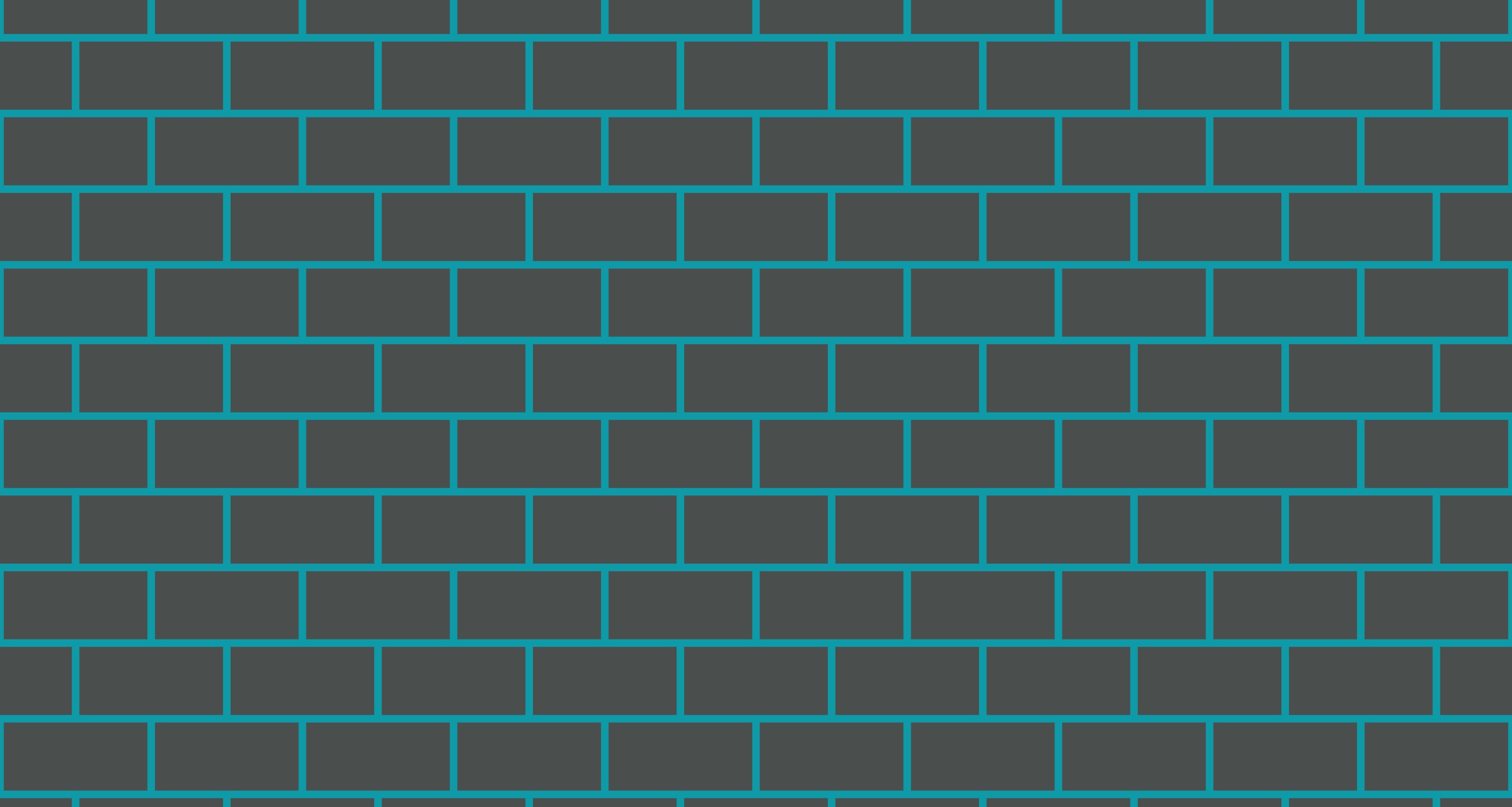 Turquoise geometric brick wall design file showing seamless pattern and texture detail
