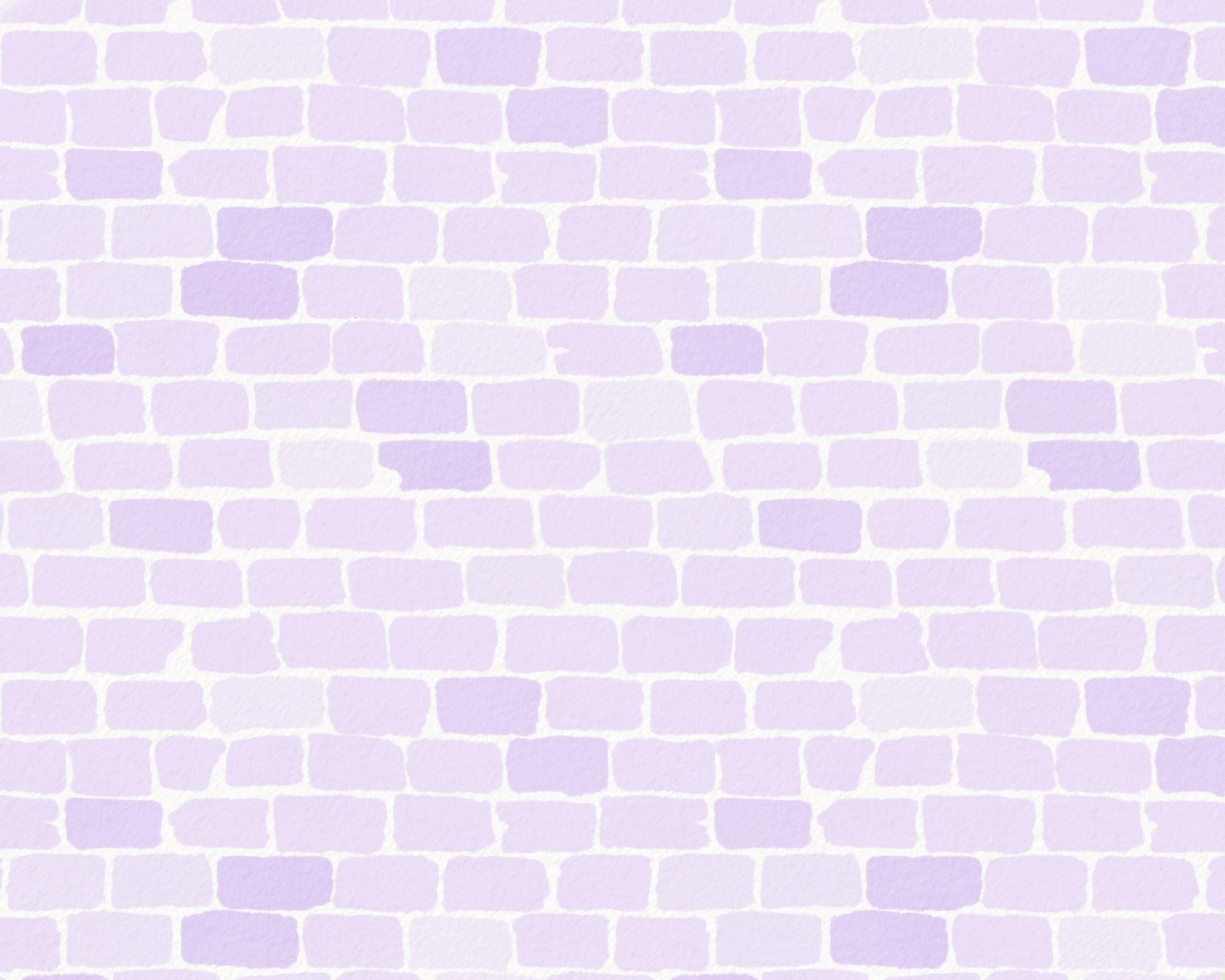 Lavender brick wallpaper design file showing detailed pattern and texture