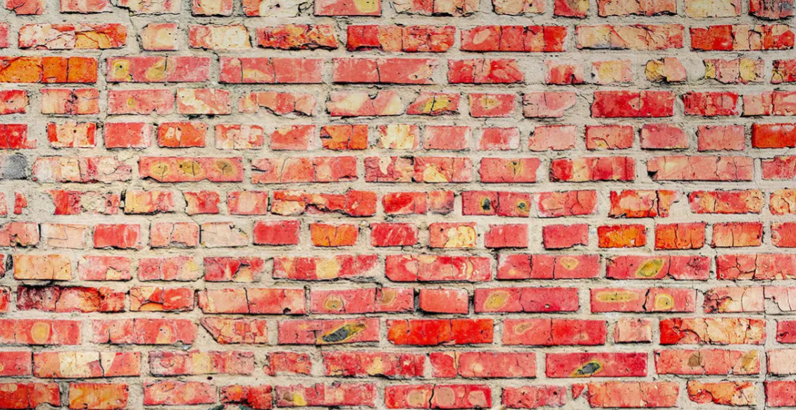 Red brick wallpaper design file showing detailed texture and authentic weathered finish