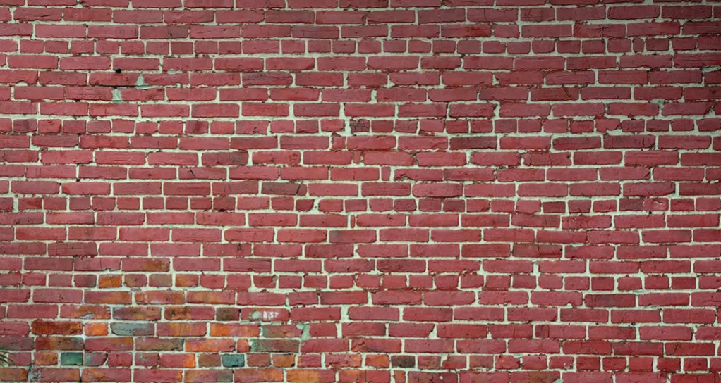 Design file showing detailed red brick pattern with aged mortar and authentic wear marks