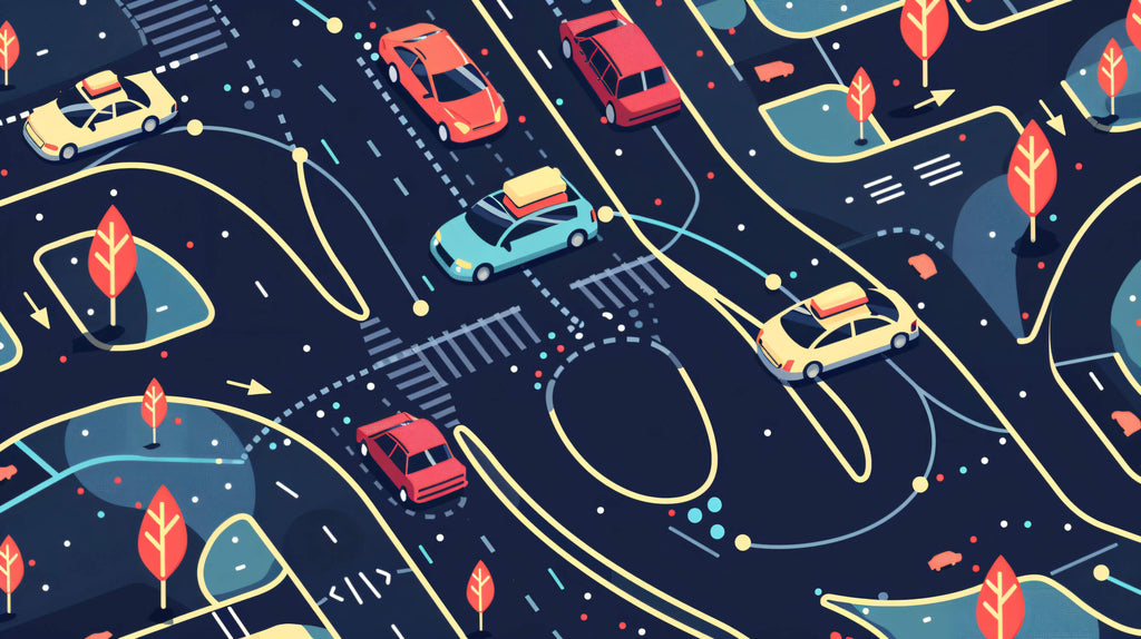 Racing car wallpaper design file showing detailed night city pattern and vibrant colors