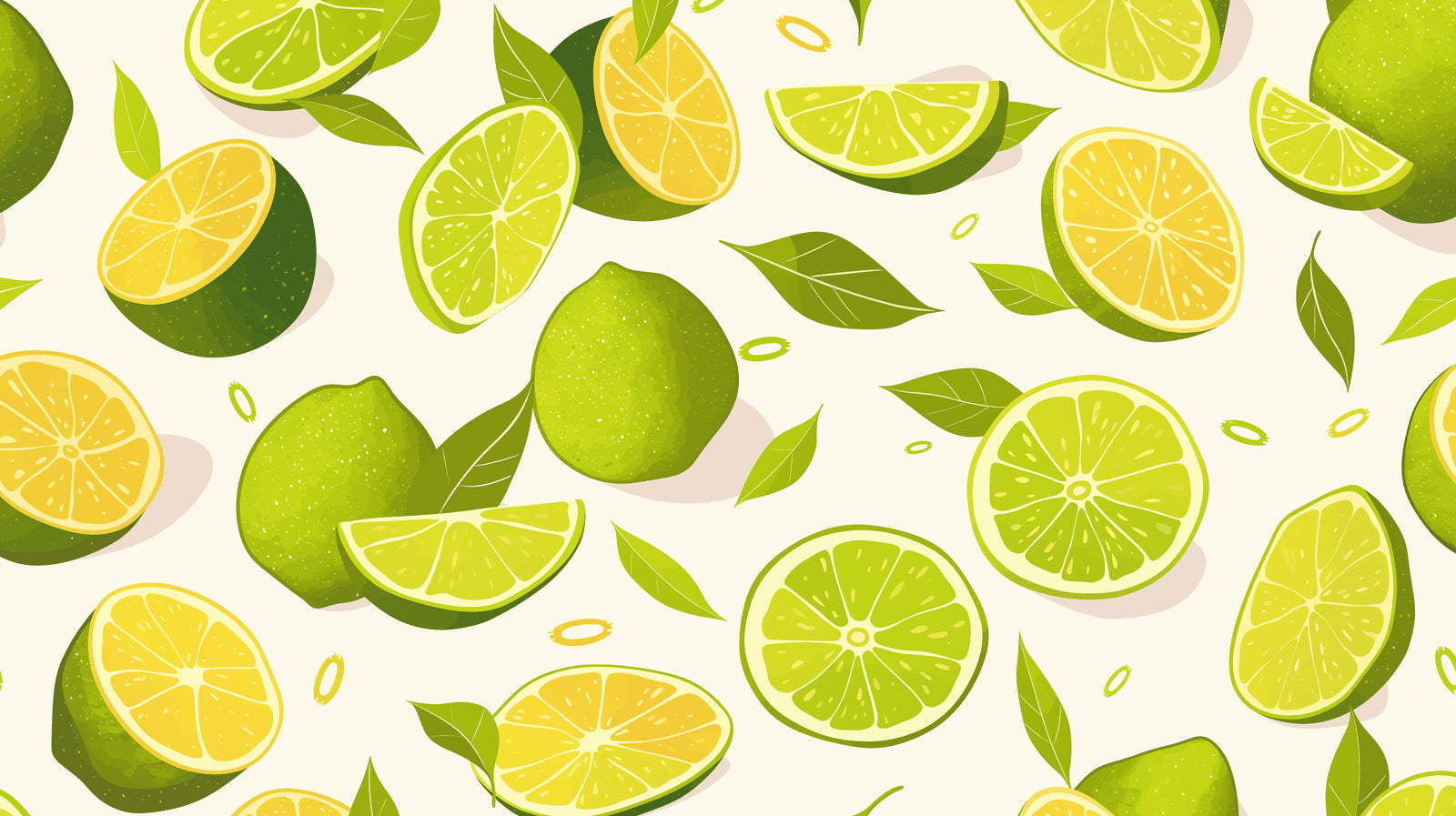 Bright Citrus Fruit Wallpaper creating a fresh vibe in a modern white kitchen with natural light streaming through windows