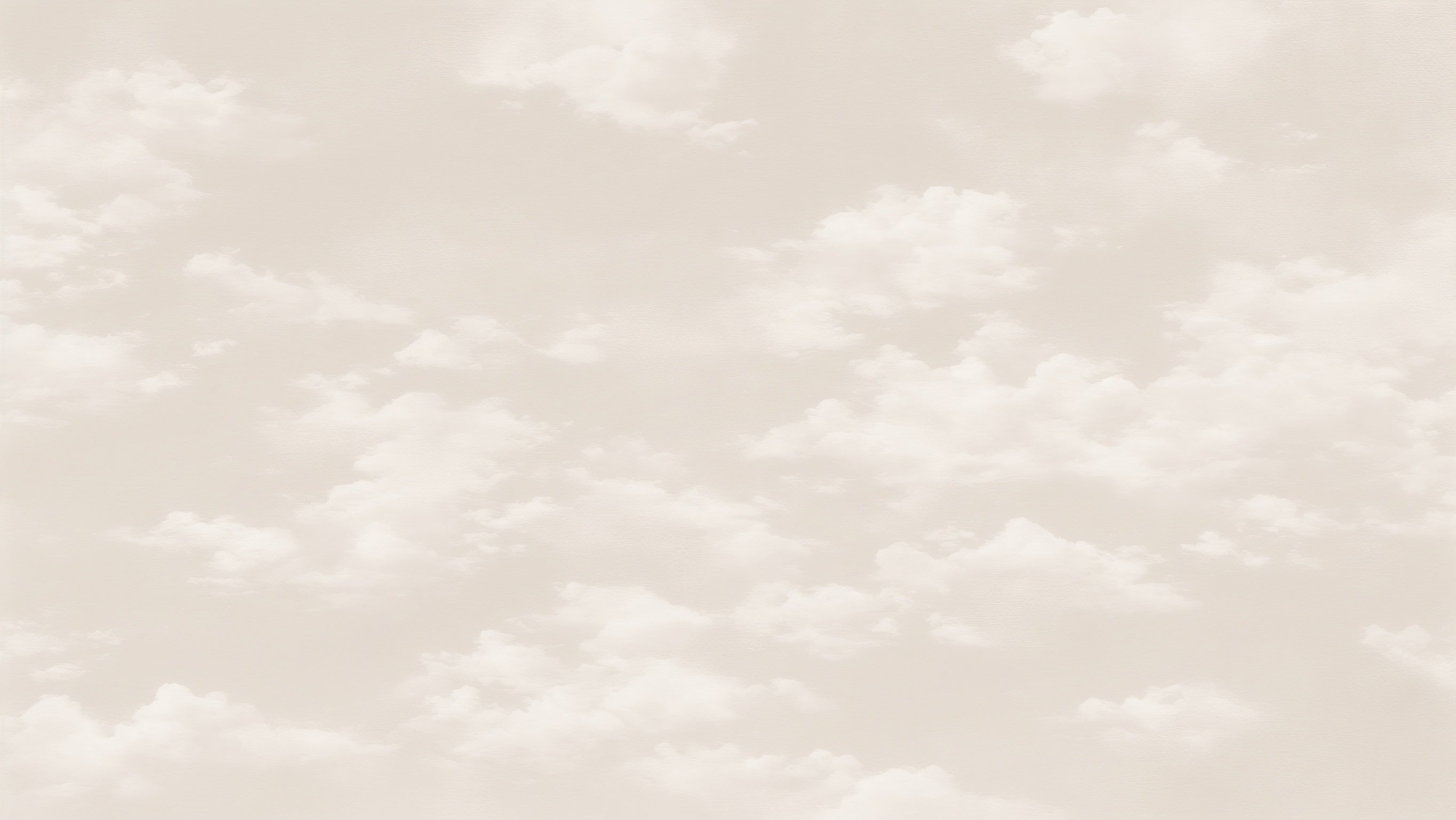 Beige cloud wallpaper design file showing delicate cloud pattern and soft color variations