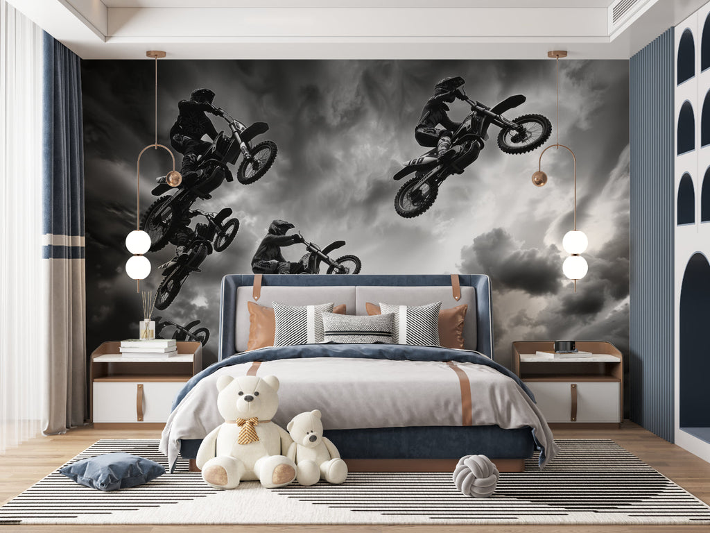 Night sky constellation pattern adorning a peaceful meditation space