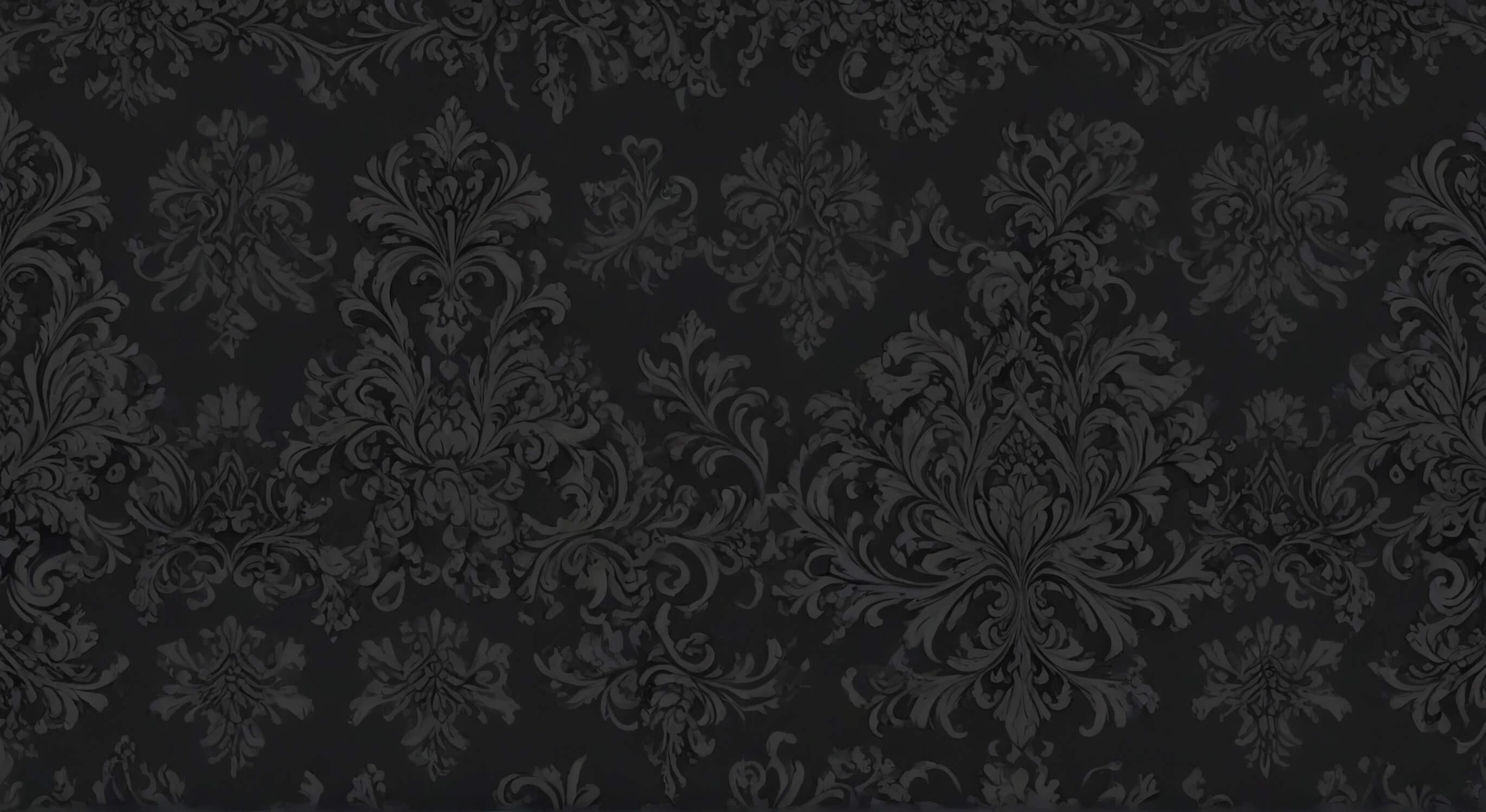 Black and silver baroque pattern design file showing intricate damask details