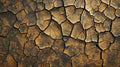 Desert cracked earth wallpaper in modern living room, golden abstract pattern creating dramatic atmosphere