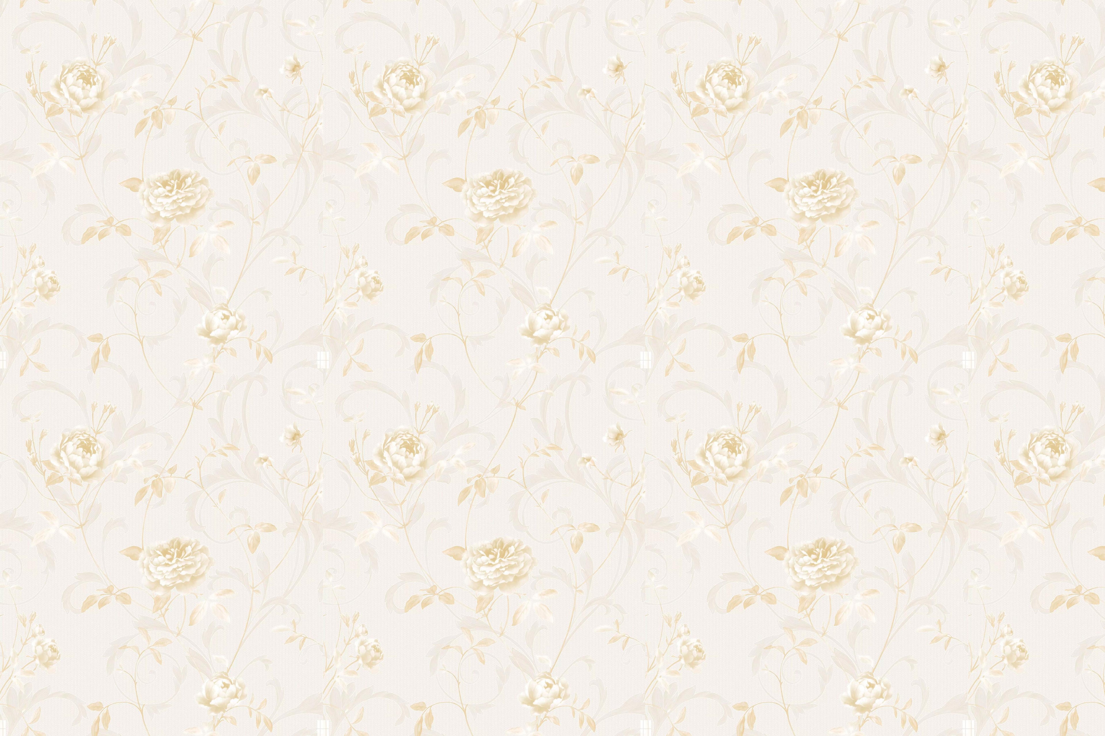 Gold Rose Wallpaper design file showing intricate floral pattern and exact color details