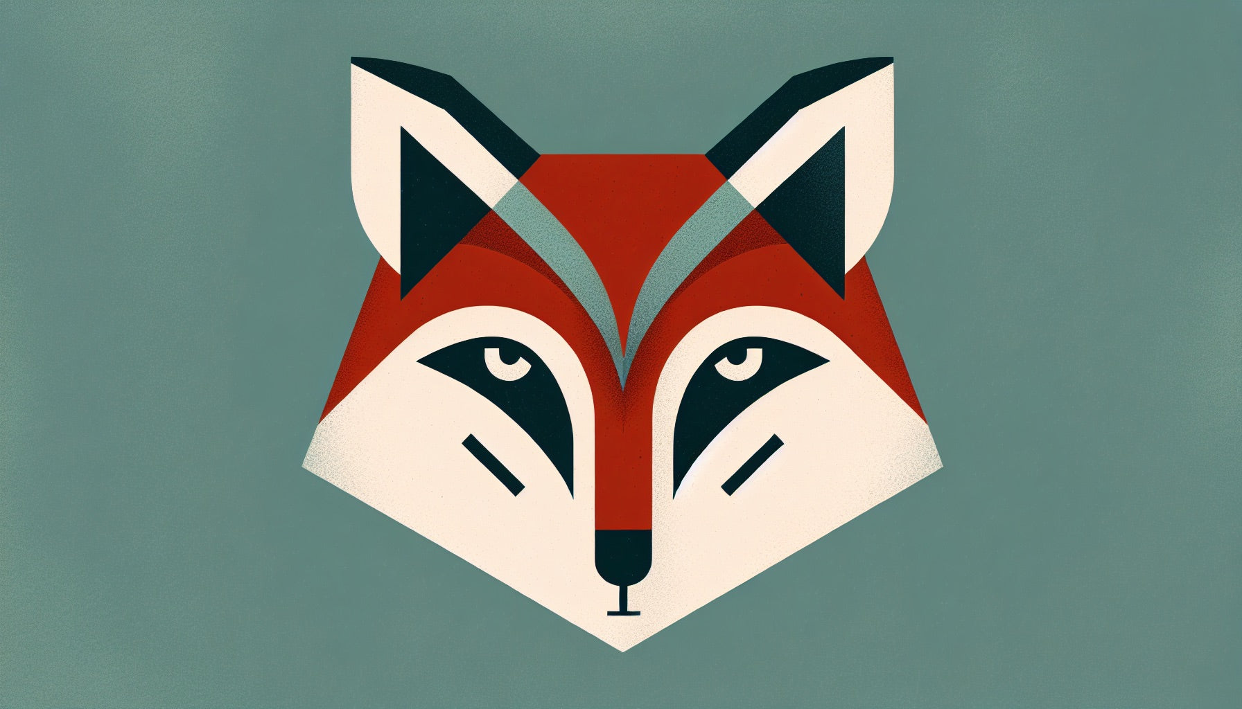 Geometric Fox Wallpaper design file showing detailed pattern and color blocks