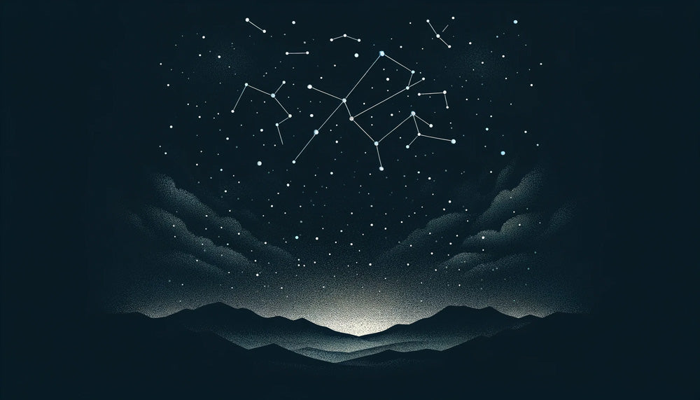 Galaxy constellation wallpaper design file showing detailed star patterns and night sky elements