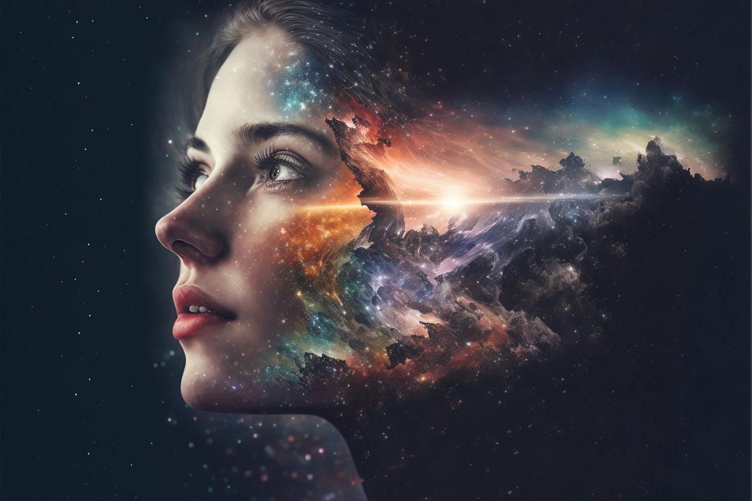 Galaxy portrait nebula wallpaper design file showing detailed cosmic patterns and colors