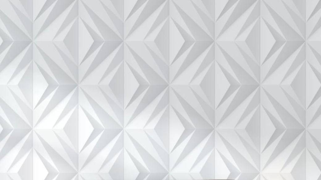 White 3D diamond pattern wallpaper design file showing the detailed geometric structure