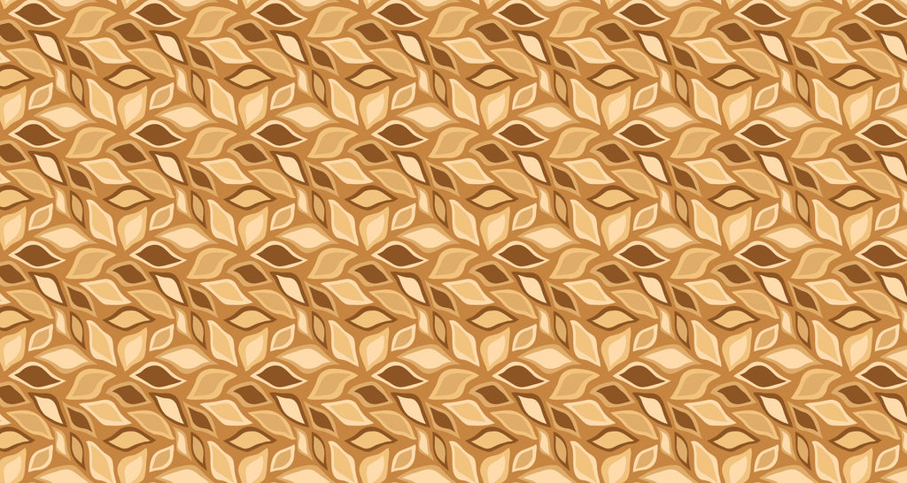 Geometric leaf pattern design file showing intricate beige abstract motif