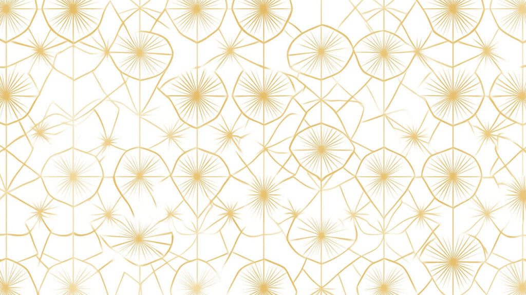Gold geometric sunburst pattern design file showing intricate art deco details