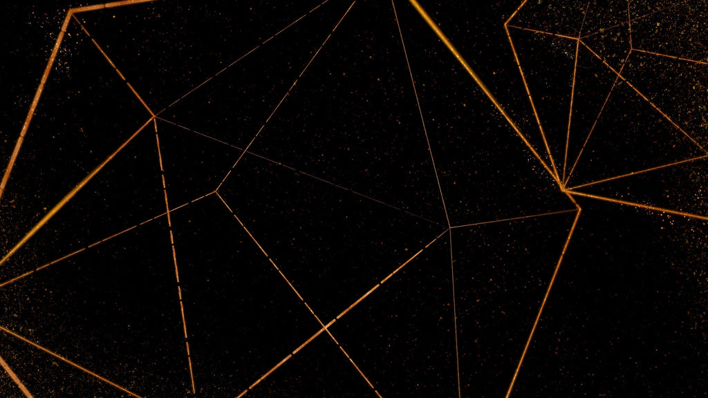 Black and gold geometric wallpaper design file showing intricate linear pattern detail