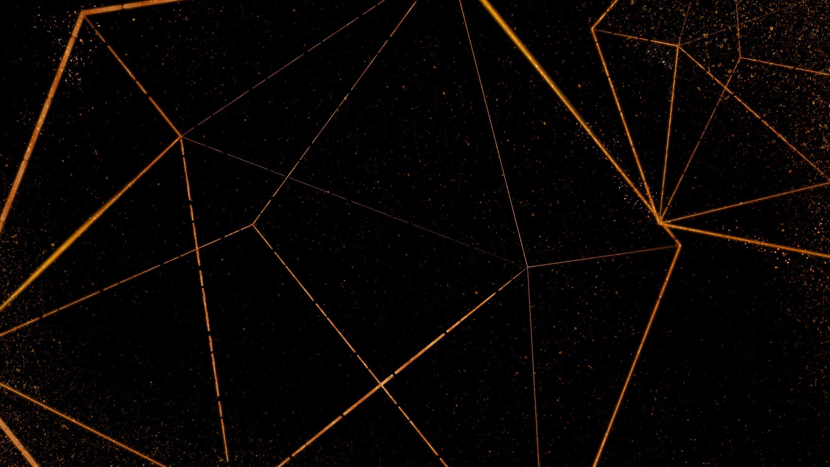 Black and gold geometric wallpaper design file showing intricate linear pattern detail