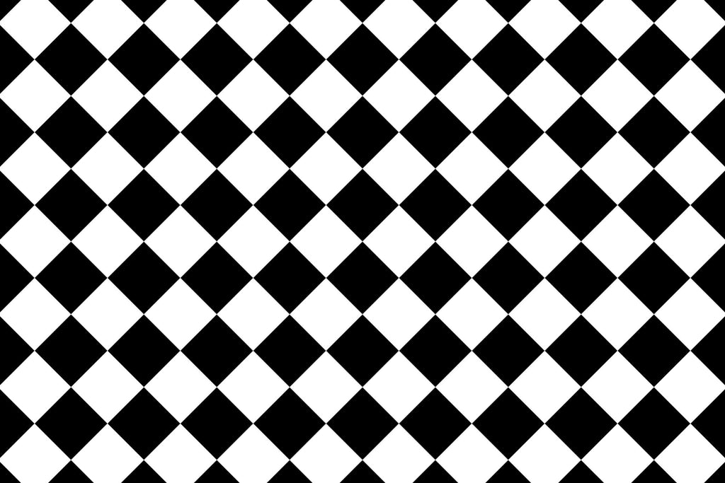 Black and white diamond pattern design file showing precise geometric alignment