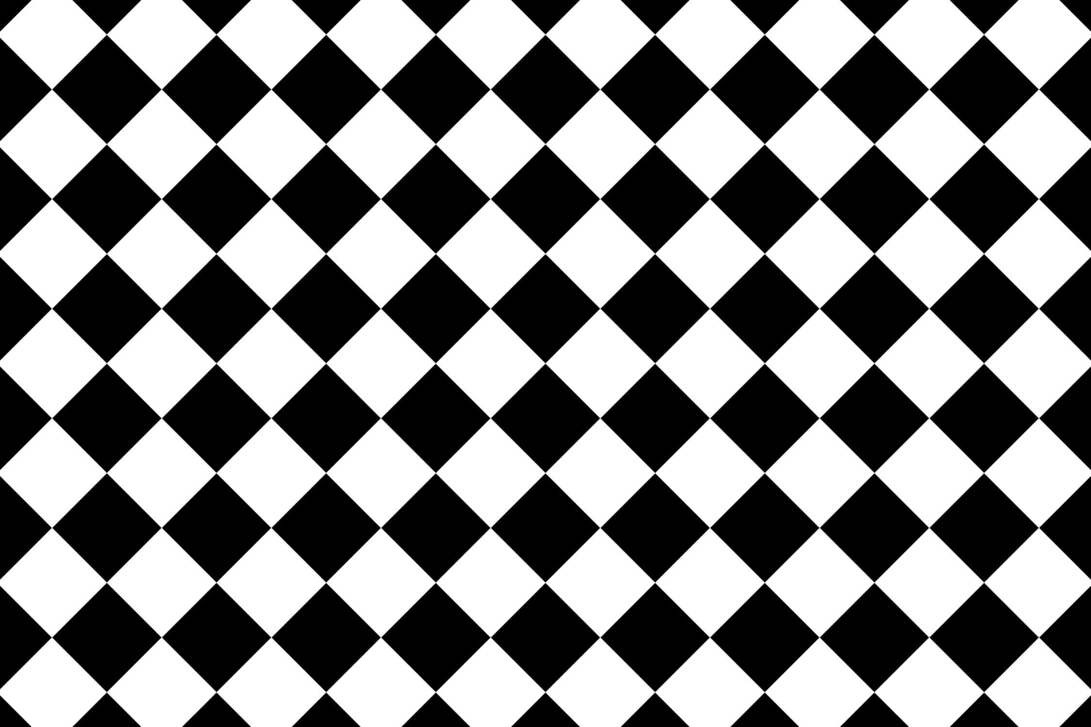 Black and white diamond pattern design file showing precise geometric alignment